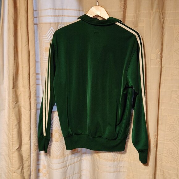 💚 Vintage Adidas Trefoil Full Zip Track Jacket Small Green 👟 - Picture 3 of 7